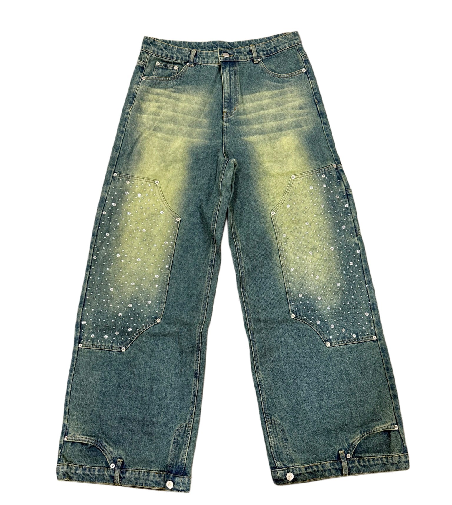 Reverse Rhinestone Denim